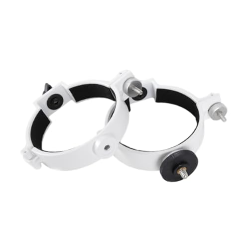 Image of rongweiwang Professional Telescope Tube Rings Metal Astronomical Telescope Tube Accessories Easy Installation High Performance Easy Installation 80DX Inside Diameter 80mm