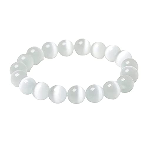 Natural Powerful Selenite Bracelet Handmade Fashion Healing Crystal Energy Stone Concentration Spirituality Jewelry Unisex
