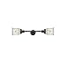Innovations 208L-OB-G184 2 Vertical Bath Vanity Light, Oil Rubbed Bronze