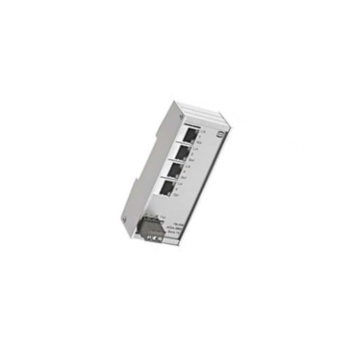 Switch Ethernet ingérable HARTING 9-60VDC avec ports RJ45 pour réseaux industriels