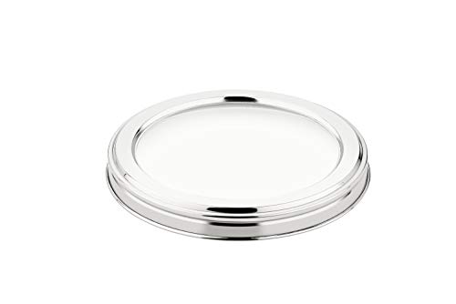 Image of SEGA Stainless Steel Belly Shape Masala Dabba with See Through Lid - Spice Organizer Box with 7 Masala Containers and Small Spoon for Stylish Kitchen Use, Silver - 750 ml