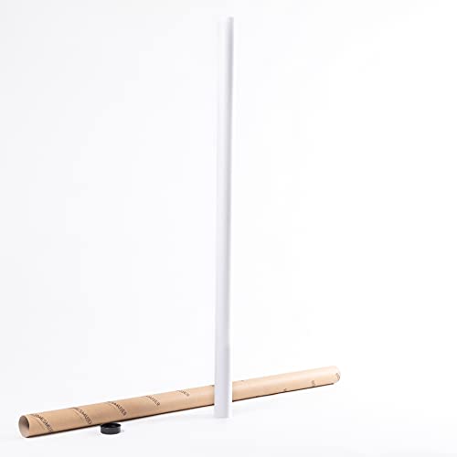 Miniatura 2 de Rollo De Papel Seda Blanco. 92cm X 100m. Ideal Para Calcar Patrones, Papel Trasparente Y Resistente, Con Gramaje 20gr. Manualidades, Envolver, Etc.. 100 Metros