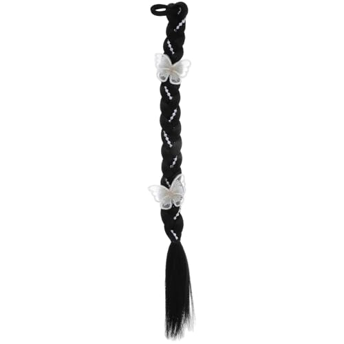 FESTFENDS Extension Queue de Tresse Naturelle avec Bandeau Postiche Tresse Confortable pour Femmes et Filles Accessoires Coiffure Faciles à Utiliser Cheveux...