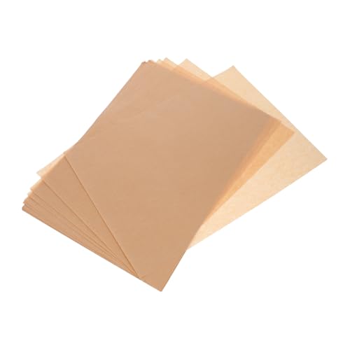 EXAOMBLE 100 piezas Papel para Hornear Ecológico Antigrasa Resistente Altas Temperaturas para Horno Freidora Aire y Envoltorio Alimentos