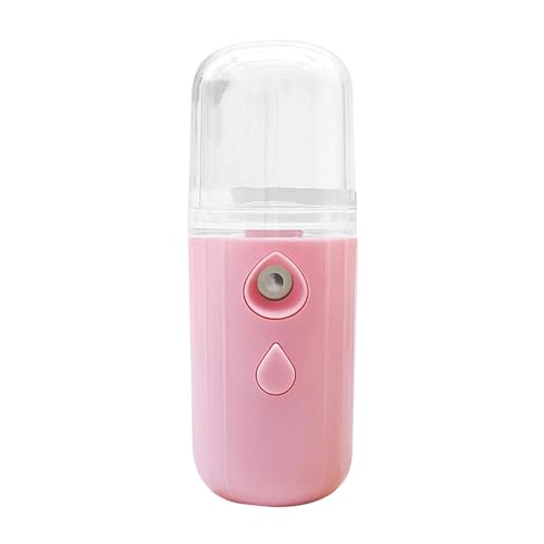 Señor Nano Facial,Humidificador facial Nano hidratante, rociador facial con tanque de agua de 30 ml - Pulverizador de niebla portátil práctico, vaporizador facial de niebla fría recargable por USB par