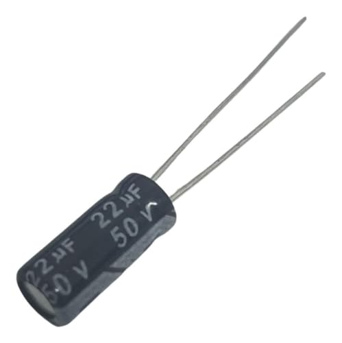 Capacitor Eletrolítico 22uF 50V - Kit 10 Peças