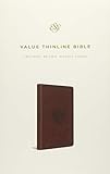 ESV Value Thinline Bible (TruTone, Brown, Mosaic Cross Design)