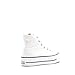 Converse CTAS Lift HI Black/White Sneaker, 8 M US