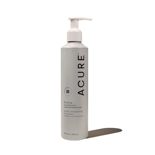 Acure Bonding Conditioner - Deep Moisture Conditioner for Women & Men w/ Dry, Damaged, Fine, Dry, Damaged, Color Treated Hair, Cocoa Butter & Avocado Oil, Vegan, Paraben & Sulfate Free - 8 fl oz