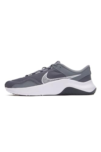 Image of Nike Mens M Legend Essential 3 Sneaker Nn-Smoke Grey /White-Dk Smoke Grey-Dm1120-002-8Uk