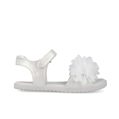 Garvalín Sandalias con Pompones Blancas Infantil - Talla 27