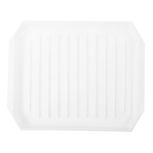 EXCEART 電子レンジ対応ベーコンラック 耐熱製 油切れ設計 健康調理用トレー 家 レストラン ホテル向け多用途クッキング蒸し器