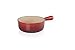 Le Creuset Cazo de fondue con mango de hierro, diámetro 20 cm, Hierro fundido esmaltado, Rojo Cereza