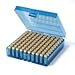 100-Round Blue Plastic Ammo Box with Sturdy Hing and Snap-Lock Latch | Semi-Transparent Cover – 2 Pieces