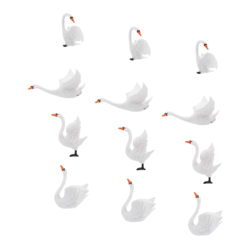 Miniatures de Cygne pour Décoration de Jardin Extérieur et Terrarium Féerique