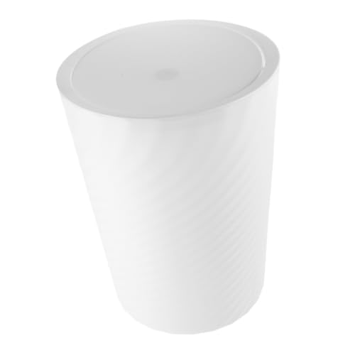Caneca de basura rectangular con tapa de gran capacidad