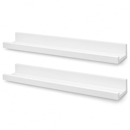 White Floating Shelf