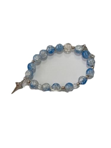 Handmade Beaded Bracelet with Star Charms - Playful & Whimsical Starry Bracelet