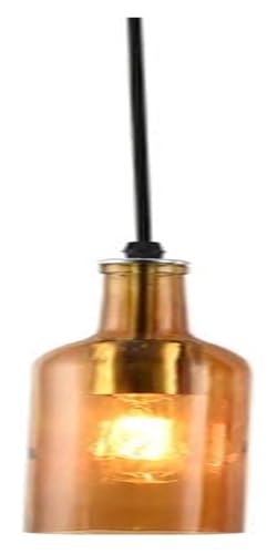 Suspension bouteille de vin en verre au style industriel vintage pour décoration de bar