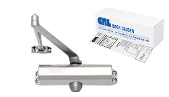 Crl Dc54 Aluminum Finish Size 4 Surface Mount Door Closer #TOP6