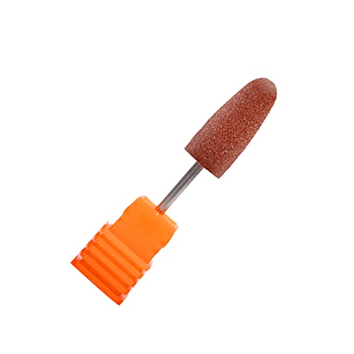 NOLITOY 2pcs Puntas de Pulido de Uñas de Silicona miniatura 5