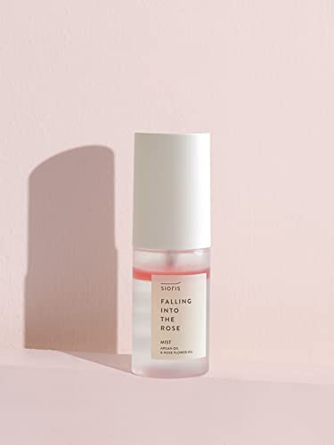 Sioris Falling Into The Rose Mist Mini 3In1 Multi-Care Mist Toner+Mist+Serum For Hydration And Oil Balance Certified By Cosmos Organic And Vegan Korean Skincare Gift #TOP2