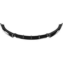 Front Bumper Lip Spoiler, Compatible with MX5 Miata NC 2009 2015, ABS Black JDM Style Lower Splitter, with Adhesive Installation, for Enhanced Aesthetics and Stability Glossy Black