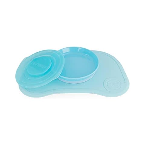 Twistshake Click-Mat Mantel Individual + Plato Sellado con Tapa Cover