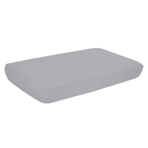 Image of Waterproof Soft Terry Cotton Mattress Protector /Breathable Elastic Fitted Style /Bed Cover Single 48 inchX75 inch / 4ft X 6.25ft /122 x190 cm,Light Grey