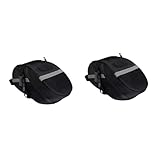 TOYANDONA Bolsa de Bike Asiento de Bicicleta alforja portaequipajes Trasero sillín Bolsa de Bicicleta de montaña Bolsa de Asiento de Ciclismo Bolsa de Ciclismo Black