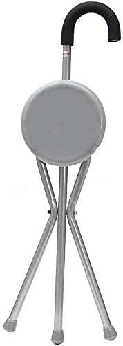 Tabouret à 3 pieds et canne de marche pour les balades en plein air