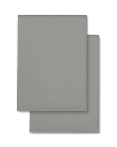 Cozy Earth Standard Pillowcases Set of 2 - Made of 100% Viscose from Bamboo, Ultra-Soft & Luxury, Woven from Naturally Breathable & Lightweight Fabric - Dove Grey