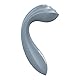 Satisfyer, Vibrator, Massager, ’Mini Wand-er Connect App’, Bluetooth, mit App, für anregende Ganzkörpermassagen, Farbe:grau