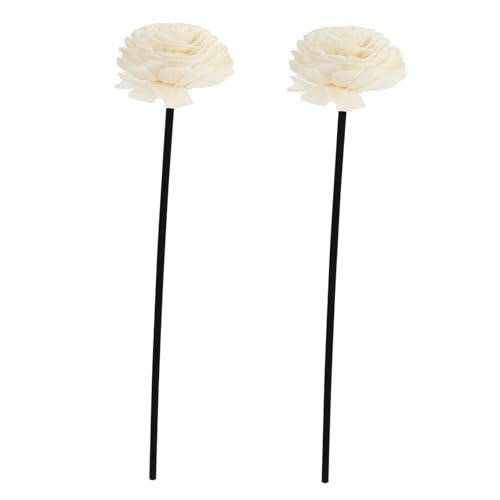 ULDIGI 2pcs Diffuser Flower Sticks Rattan Sticks for Home Fragrance Relaxing Scented Decoration for Living Room Bedroom Office and Events