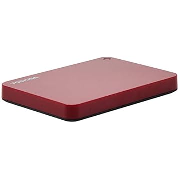 HD Externo Portátil Toshiba Canvio Advance 1TB Vermelho USB 3.0 - HDTC910XR3AA