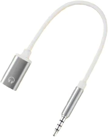 Cable adaptador de audio Jack 3.5mm macho a USB Tipo C hembra miniatura 1