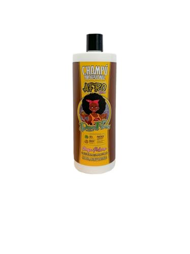 Dona Flora - Champú Afro Boom, Crespo Poderoso - 1000ml - Con Aceite de Amla, Naranja y Pantenol - Define, Fortalece y Nutre rizos intensos