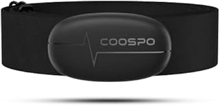 COOSPO H6M Herzfrequenzmesser Pulsgurt Brustgurt Bluetooth ANT+ Konnektivität, Herzfrequenz Sensor EKG-Messung IP67 Wasserdichter, Kompatibel mit Wahoo, Elite HRV, Rouvy, Adidas Run, Kinomap, Pulsoid
