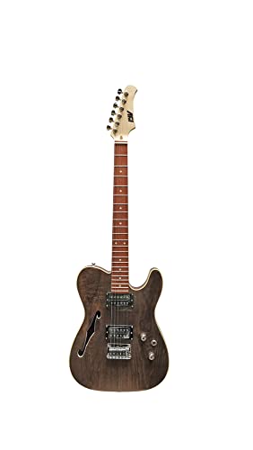 IYV-ITF-350 6 string Solid Top-Semi Hollow Body Electric Guitar Natural