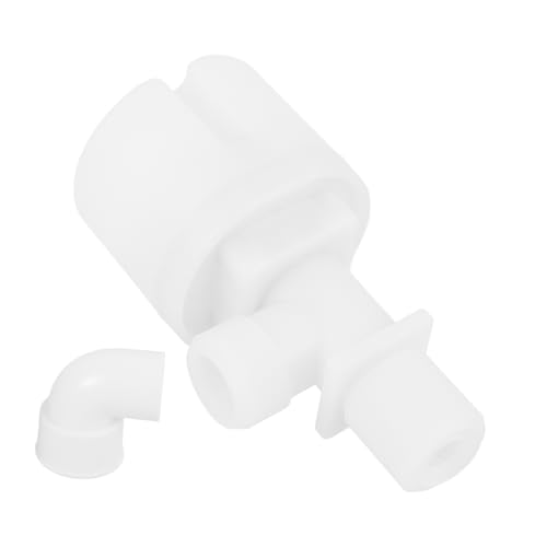 JEWEDECO Floating Ball Valve Automatic Valve for Water Tank Water Level Ball Valve Swimmin Pool Water Tank Float Valve Water Level Float Valve Pool Assecories Automatic Float Valve White