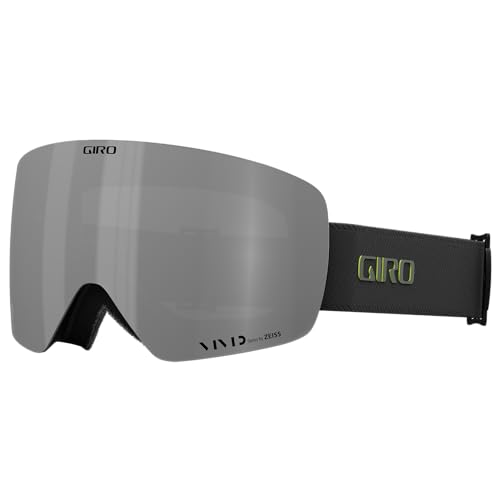 Giro Contour - Gafas de nieve para adultos, correa indicadora negra con lentes VIVID Onyx/VIVID infrarrojos