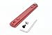 13 Slots mlok Picatinny/Weaver Rail Sections Red Anodized CNC Aluminum Mount Adapter Segment Mount for Mlcok