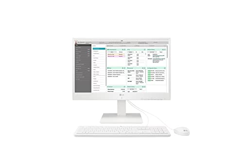 LG 24CN670NK6N 24” IPS FHD All-in-One Thin Client for Medical & Healthcare with Dual-Band RFID & Quad-core Processor, White #1