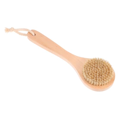 BRIGHTFUFU Soft Bristle Beach Scrubber Remover Tool for Feet Made of Beech Boar Camping Pool Surfing Vacation Ergonomic Design