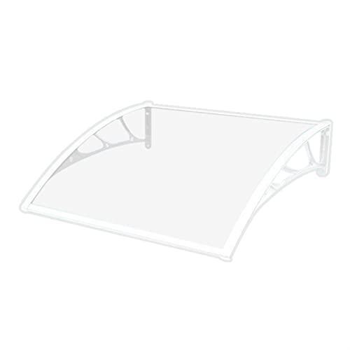 Auvent de porte d'entrée au design architectural avec support ABS robuste - 2