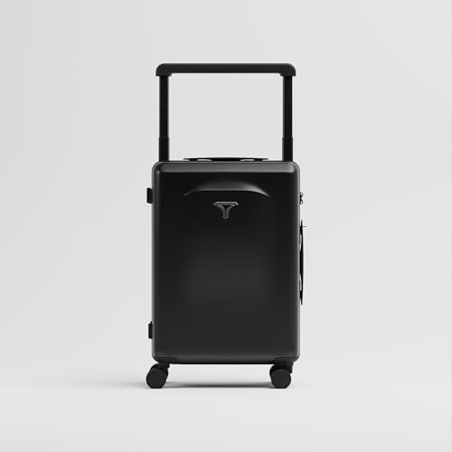Image of Carry-on PRO (56cm) Cabin Trolley Bag & Free Backpack, Laptop Stand, Combination Lock, Phone Stand, Cup Holder, 8 Lockable Wheels, Polycarbonate Hard-Shell (T6 Standard, Space)