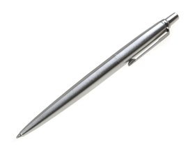 Parker Jotter Stainless Steel Chrome Tipped Ballpen and Pencil Set - Color: Silver Barrel 09