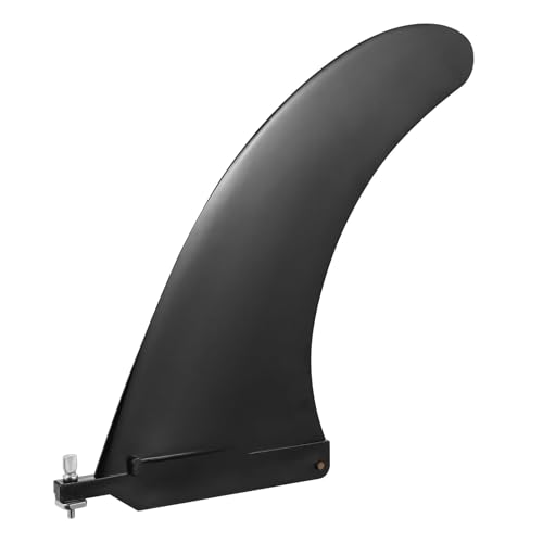 Zocipro 9 Pulgadas Quilla Paddle Surf, Aleta Central de Tabla de Surf con Tornillos, Quillas Surf Nylon Longboard Single Fin, Desmontable Accesorios para Tablas de Surf, Remo de Canoas