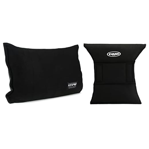 KICKPRO Kick Drum Pillow - Weighted Bundle with EQ Pad Bass Drum Muffler