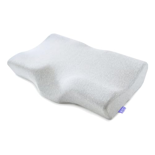 Dense Ergonomic Cervical Pillow for Neck Support - Orthopedic Contour Pillow for Back/Side Sleeper
Mention to preserve: Recommended to consumers in need of neck support and comfort.
Ergonomic Cervical Pillow for Neck Support - Orthopedic Contour P